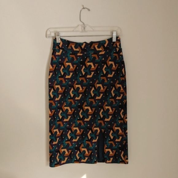 Anthropologie Dresses & Skirts - Anthropologie | Maeve Geometric Tearoom Skirt | Sz XSmall